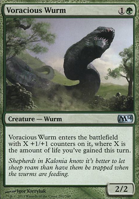 Voracious Wurm feature for GW Lifegain