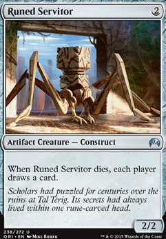 Featured card: Runed Servitor