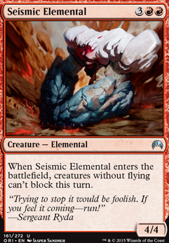 Featured card: Seismic Elemental