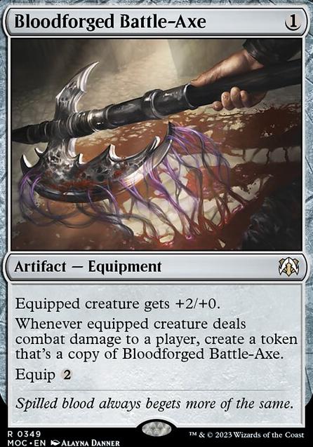 Featured card: Bloodforged Battle-Axe