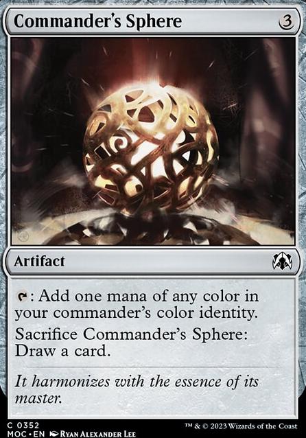 Commander's Sphere feature for Super budget sisay