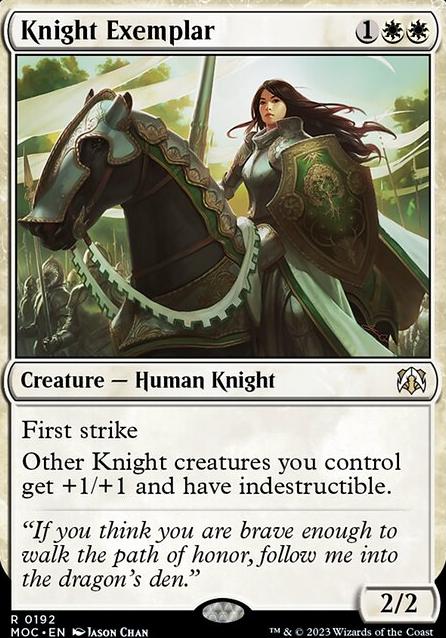 Knight Exemplar feature for Knight Deck (Green and White)