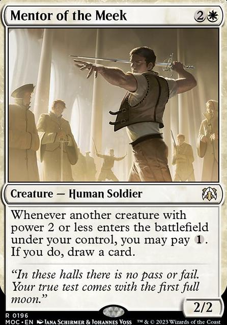 Mentor of the Meek feature for Boros Human Highlander