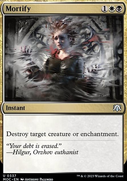 Mortify feature for Kaalia Reanimator