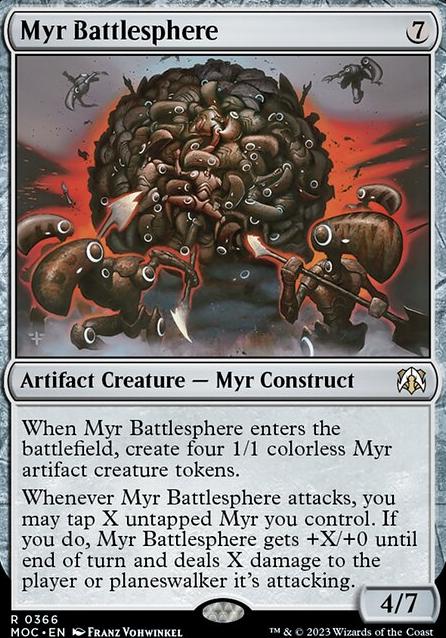Myr Battlesphere feature for Brudiclad's Compleation