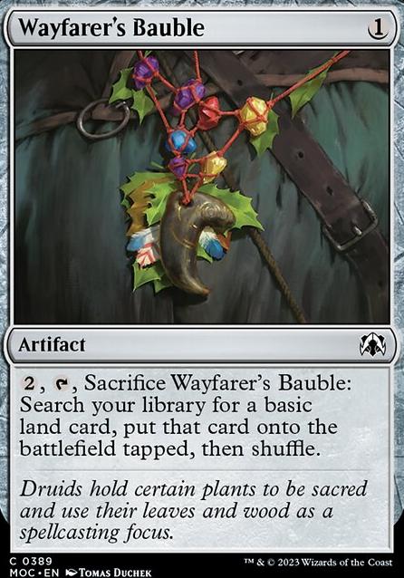 Wayfarer's Bauble feature for Prowess // Tokens // Aggro