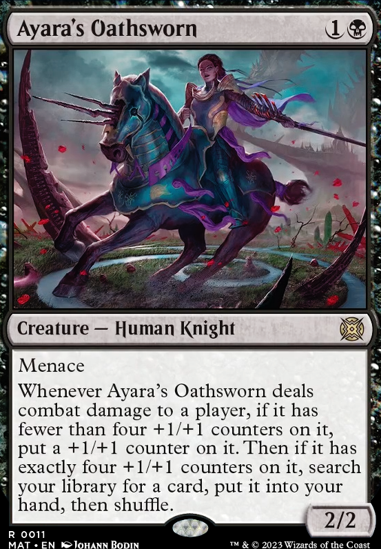 Featured card: Ayara's Oathsworn