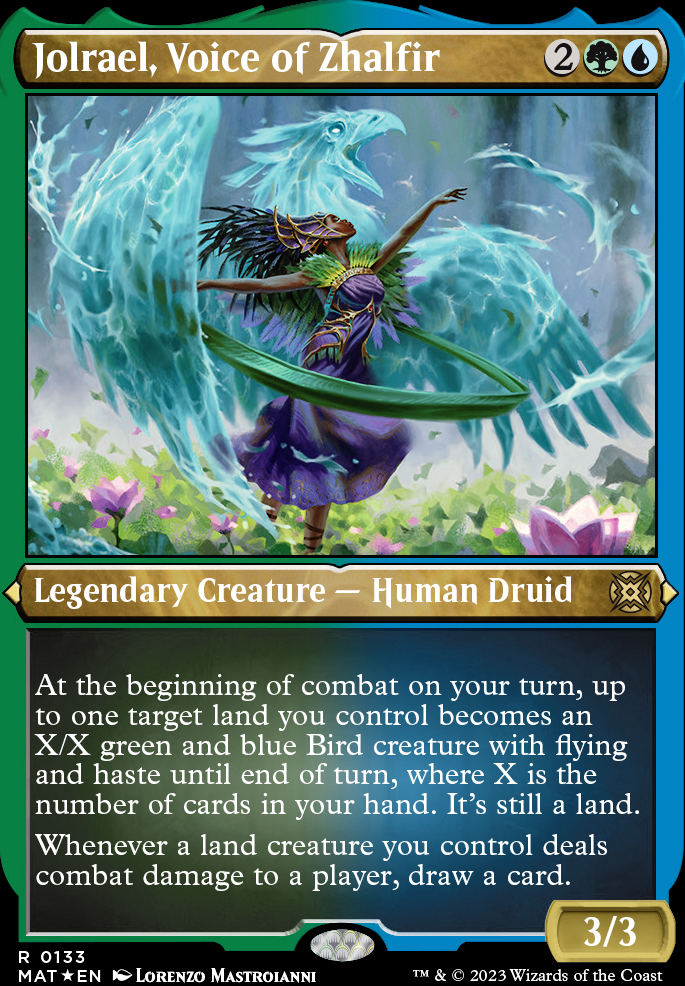 Commander: altered Jolrael, Voice of Zhalfir