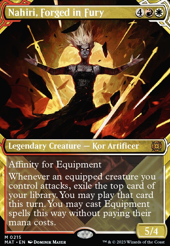 Featured card: Nahiri, Forged in Fury