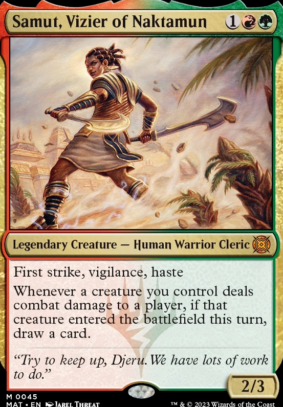 Commander: Samut, Vizier of Naktamun