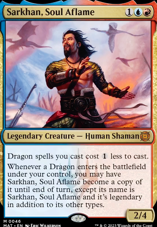 Sarkhan, Soul Aflame feature for Dragons Unbroken