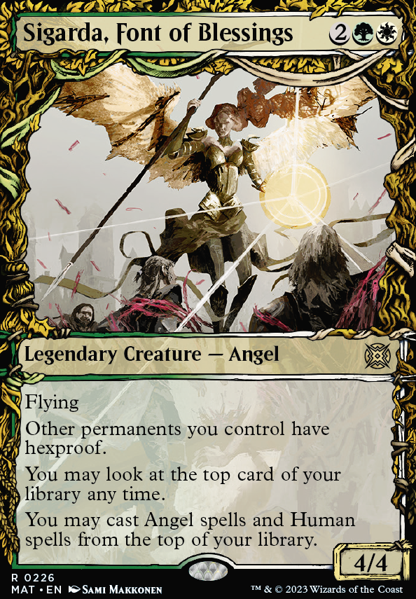 Commander: Sigarda, Font of Blessings