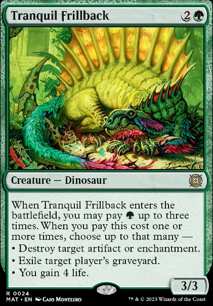 Featured card: Tranquil Frillback