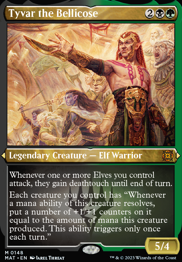 Commander: altered Tyvar the Bellicose