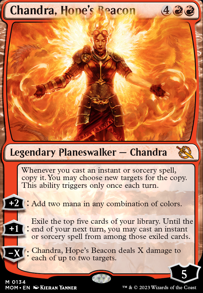 Chandra, Hope's Beacon feature for OTJ - Grixis Control