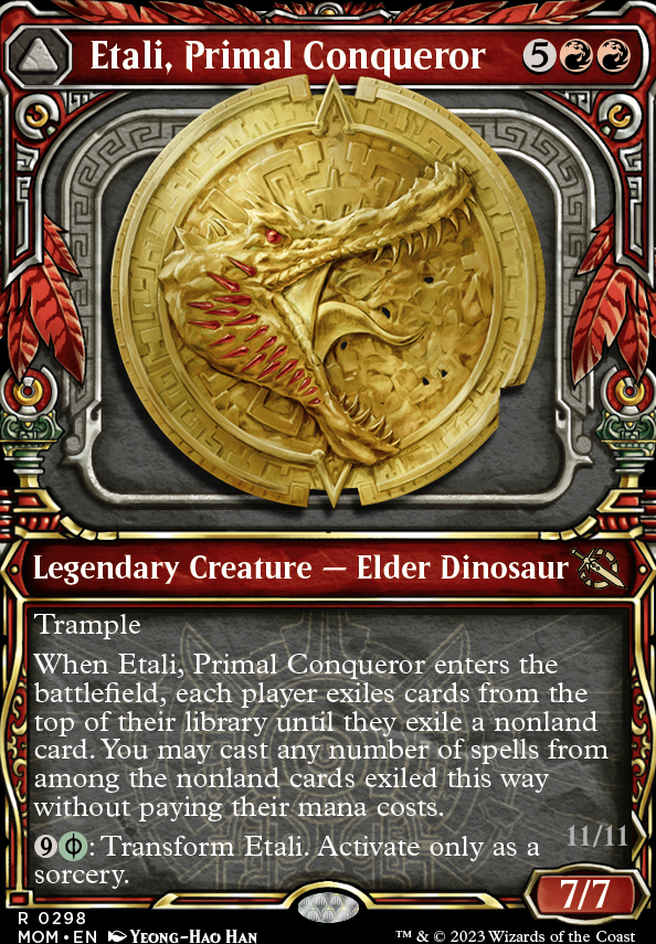 Etali, Primal Conqueror feature for Tommy Oliver's Dragon Zord (RIP JDF)