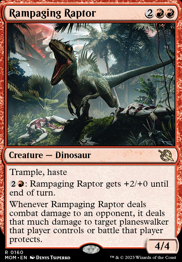 Rampaging Raptor feature for R.A.W.R.