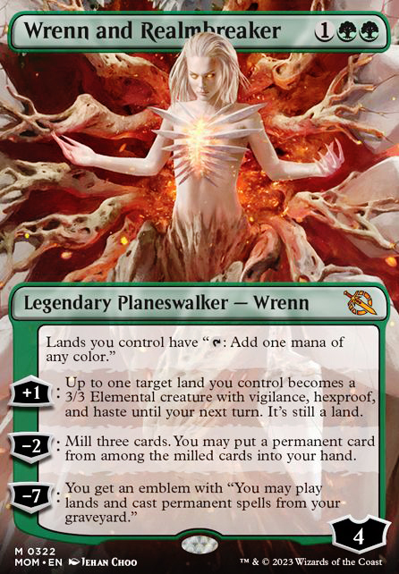 Wrenn and Realmbreaker feature for Golgari Talent