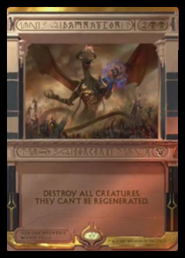 Damnation feature for Nicol Bolas' Foiled plans