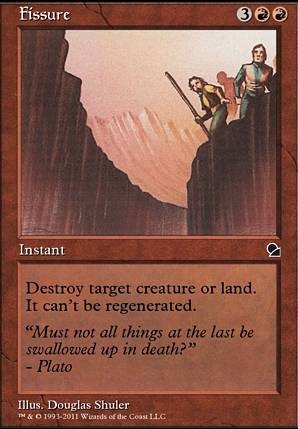 Fissure feature for Chaos and Earthquakes (Pauper)