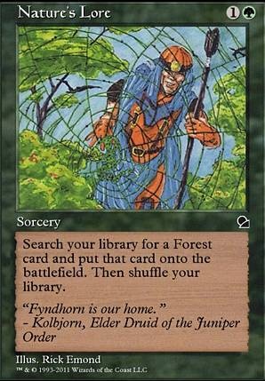 Featured card: Nature's Lore