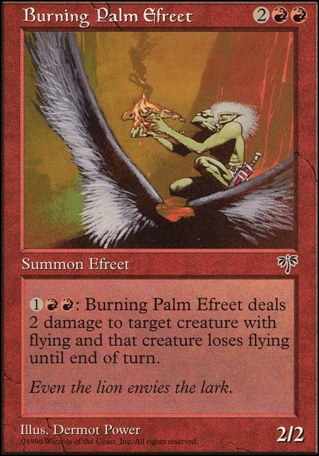 Featured card: Burning Palm Efreet