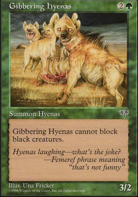 Gibbering Hyenas