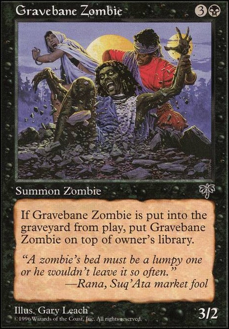 Featured card: Gravebane Zombie