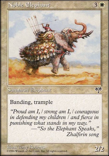 Featured card: Noble Elephant