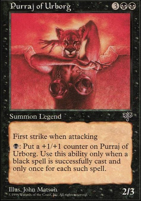 Featured card: Purraj of Urborg