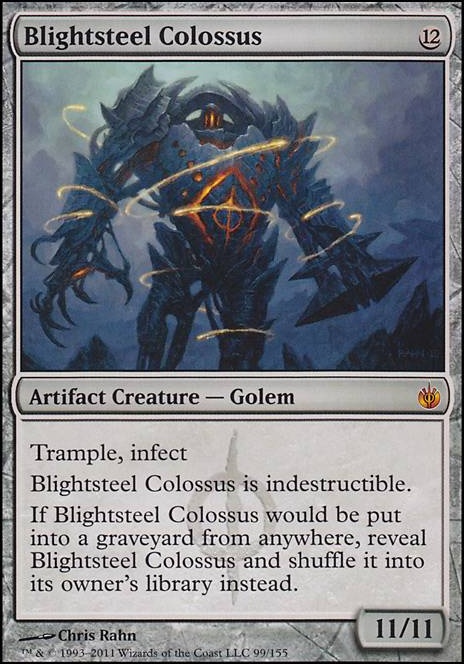 Blightsteel Colossus feature for newDeck