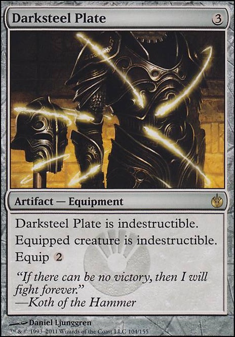 Featured card: Darksteel Plate