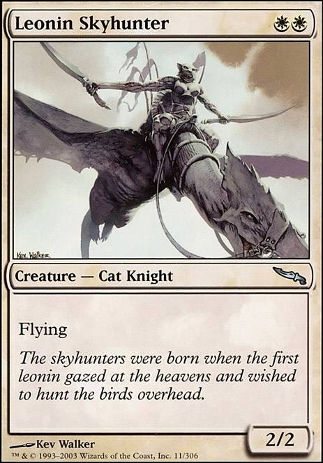 Featured card: Leonin Skyhunter