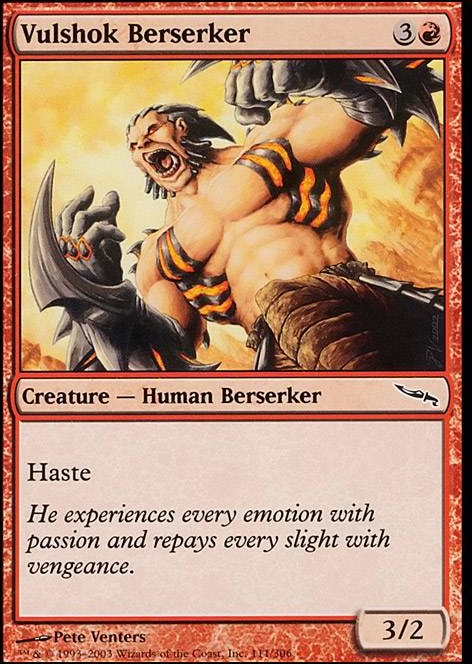 Featured card: Vulshok Berserker