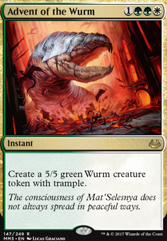 Featured card: Advent of the Wurm