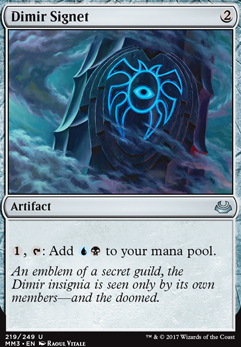 Dimir Signet feature for Dralnu Oracle Consultation