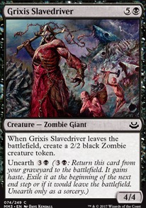 Featured card: Grixis Slavedriver