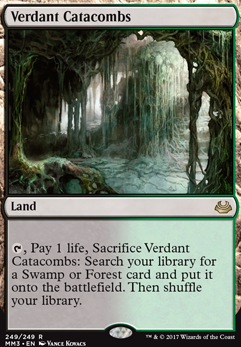 Verdant Catacombs feature for devotion to green but simic