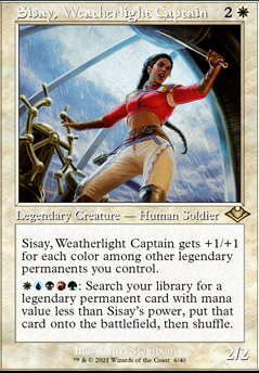 Sisay, Weatherlight Captain feature for Mike's Deck