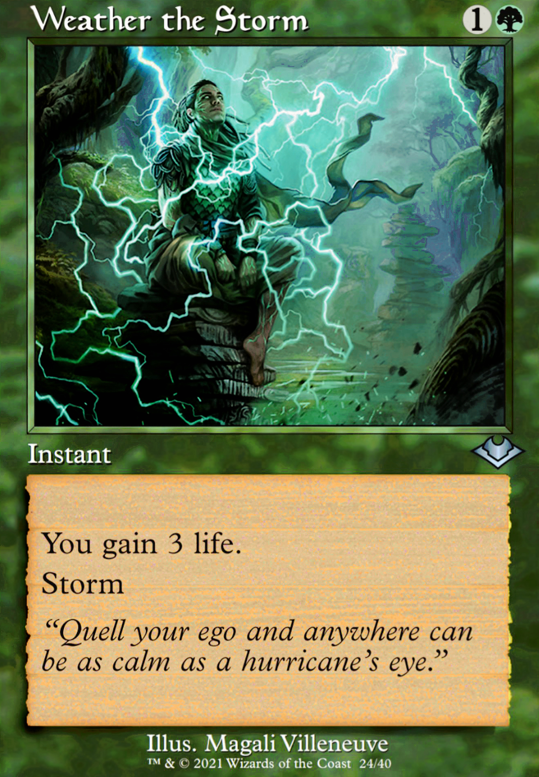 Featured card: Weather the Storm