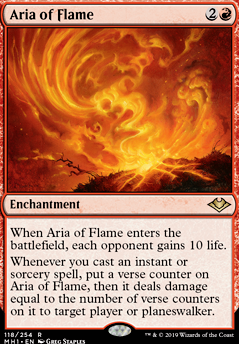 Aria of Flame feature for Aria of Storm