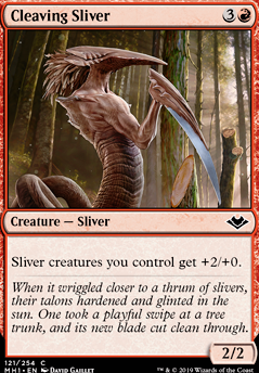 Featured card: Cleaving Sliver