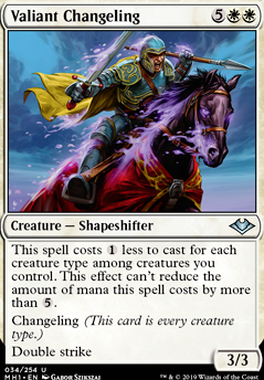 Featured card: Valiant Changeling