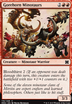 Featured card: Gorehorn Minotaurs