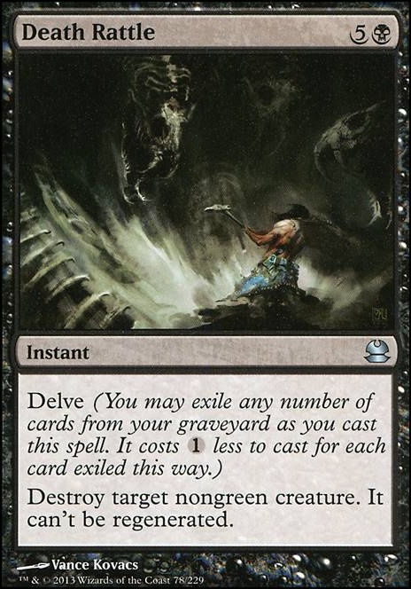Featured card: Death Rattle