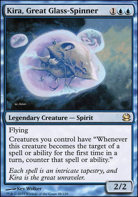 Kira, Great Glass-Spinner feature for Azorius-Spirits