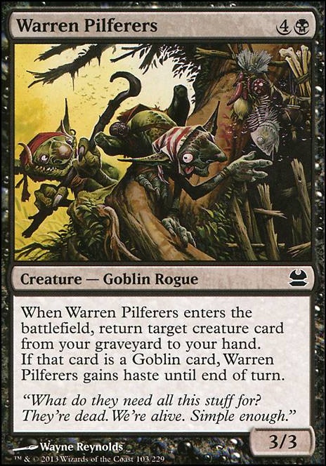 Featured card: Warren Pilferers