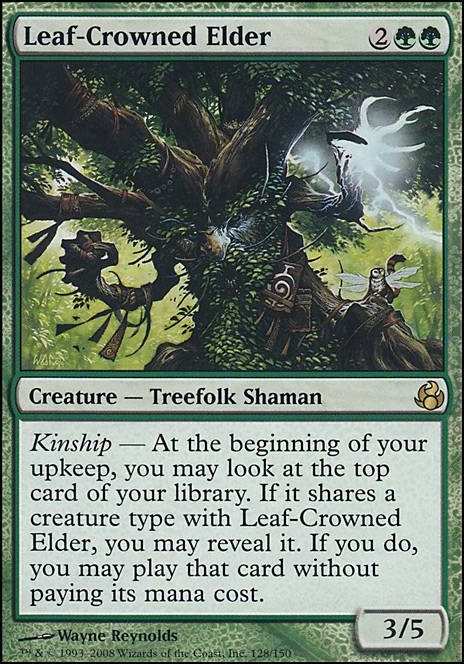 Featured card: Leaf-Crowned Elder