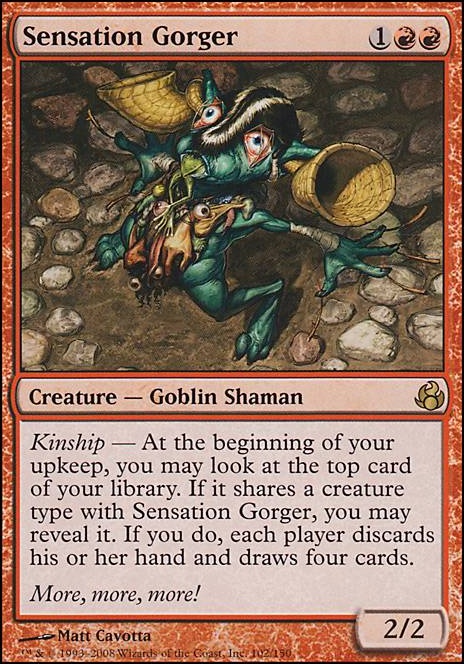 Sensation Gorger feature for Goblin Eldrazi