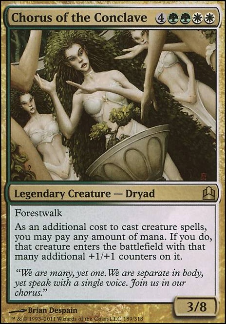 Chorus of the Conclave feature for Best Dryads Ever - Chorus of the Conclave EDH
